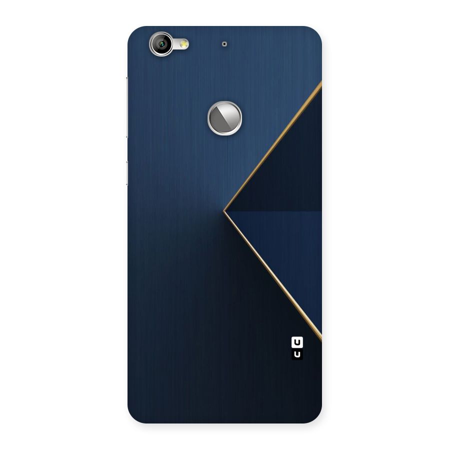 Golden Blue Triangle Back Case for LeTV Le 1s