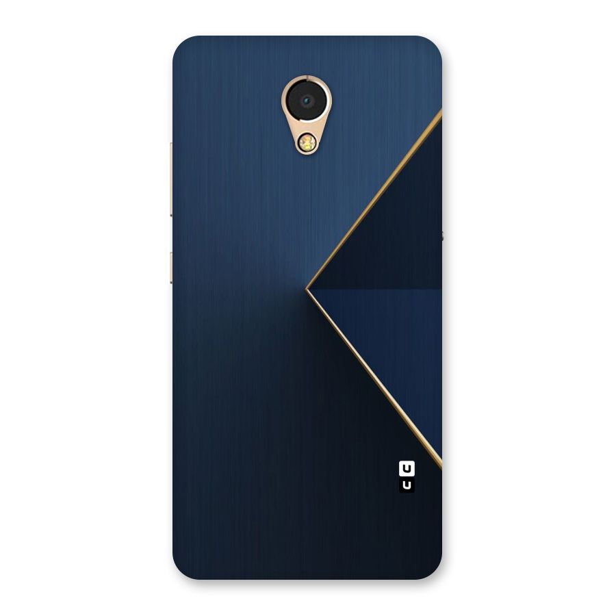 Golden Blue Triangle Back Case for Lenovo P2