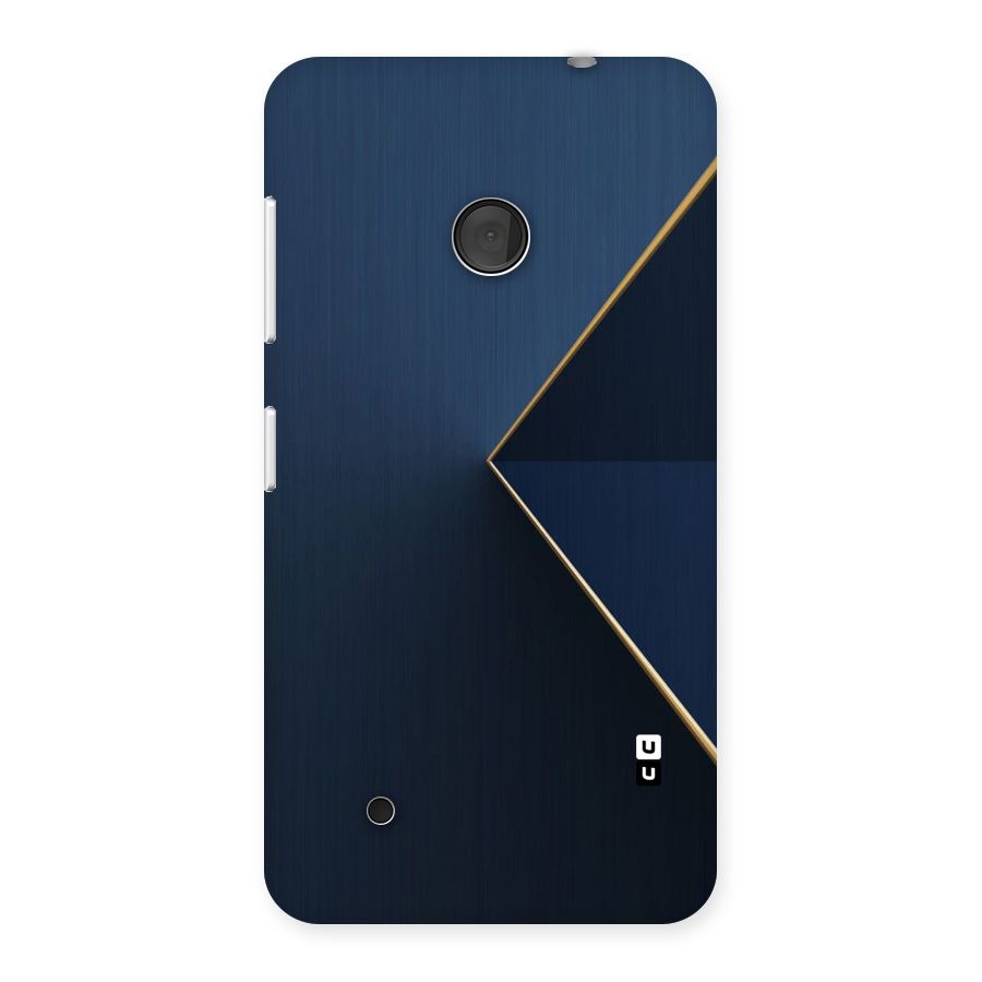 Golden Blue Triangle Back Case for Lumia 530