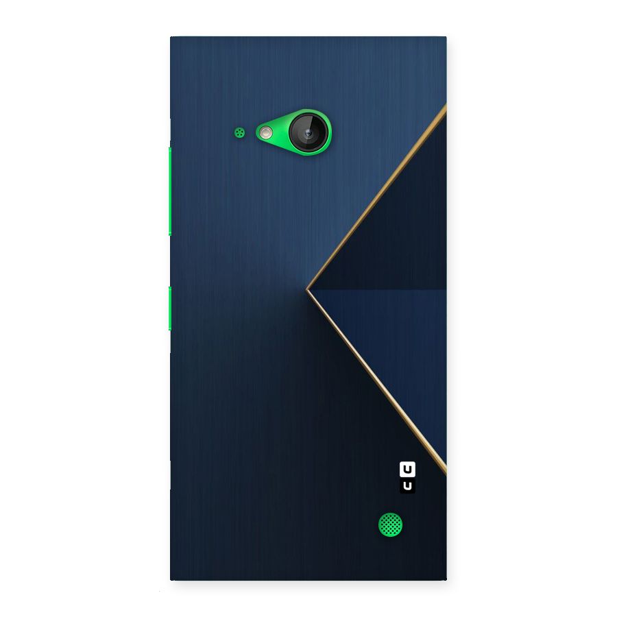 Golden Blue Triangle Back Case for Lumia 730