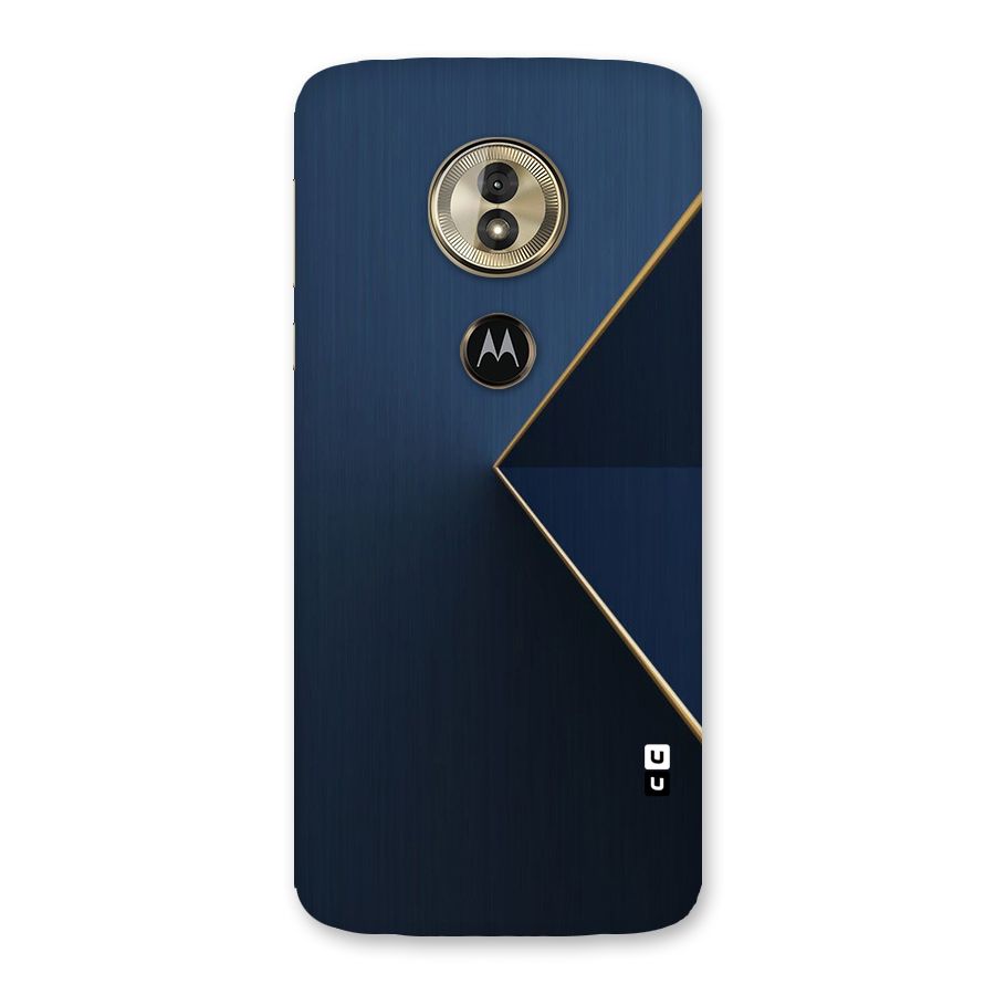 Golden Blue Triangle Back Case for Moto G6 Play