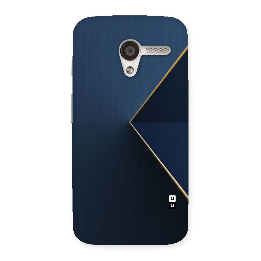 Golden Blue Triangle Back Case for Moto X