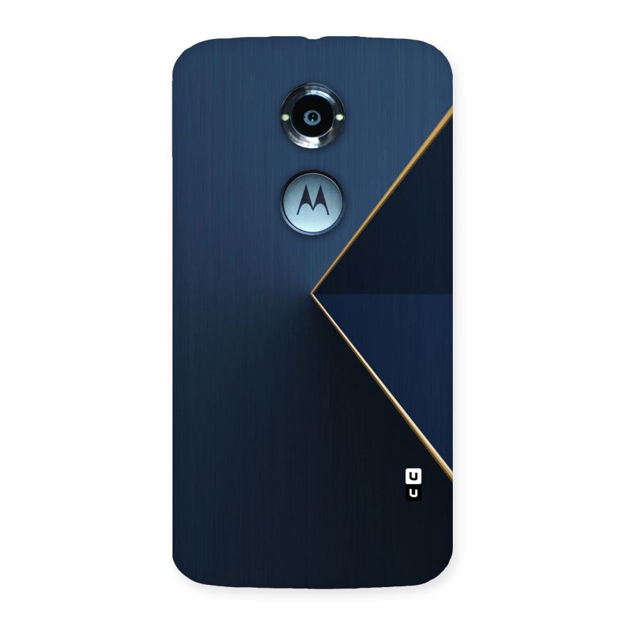 Golden Blue Triangle Back Case for Moto X 2nd Gen