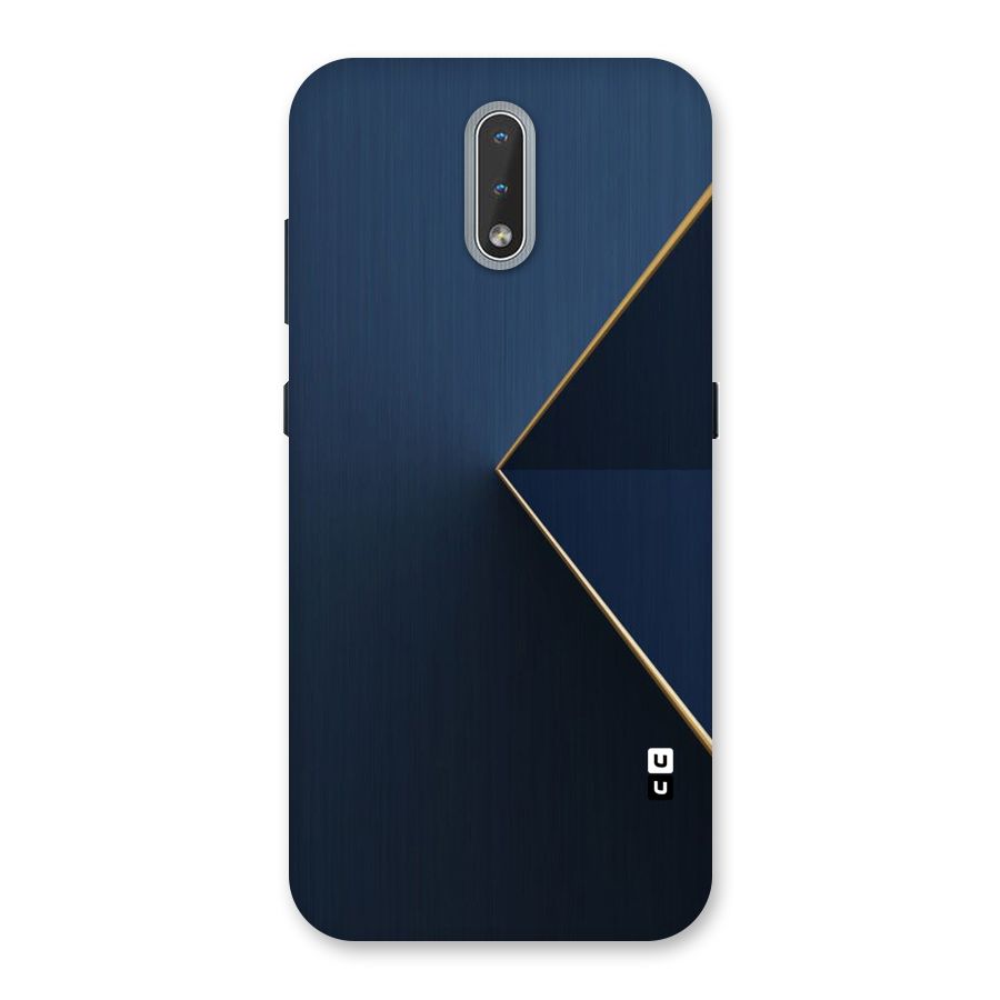 Golden Blue Triangle Back Case for Nokia 2.3