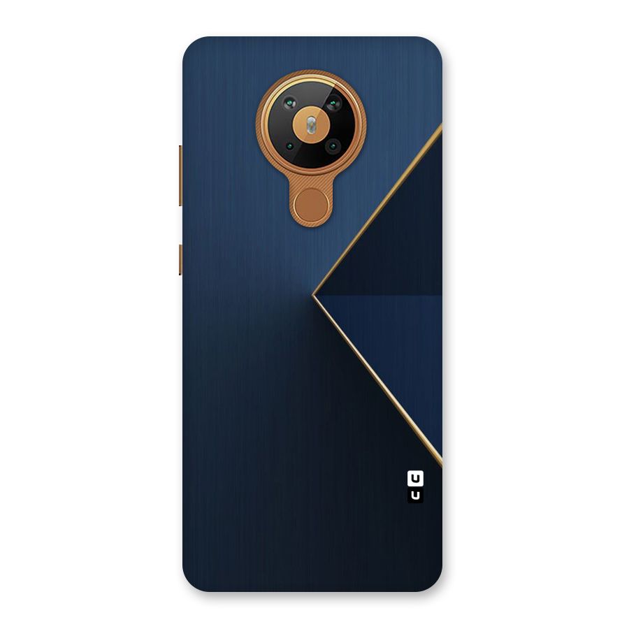 Golden Blue Triangle Back Case for Nokia 5.3
