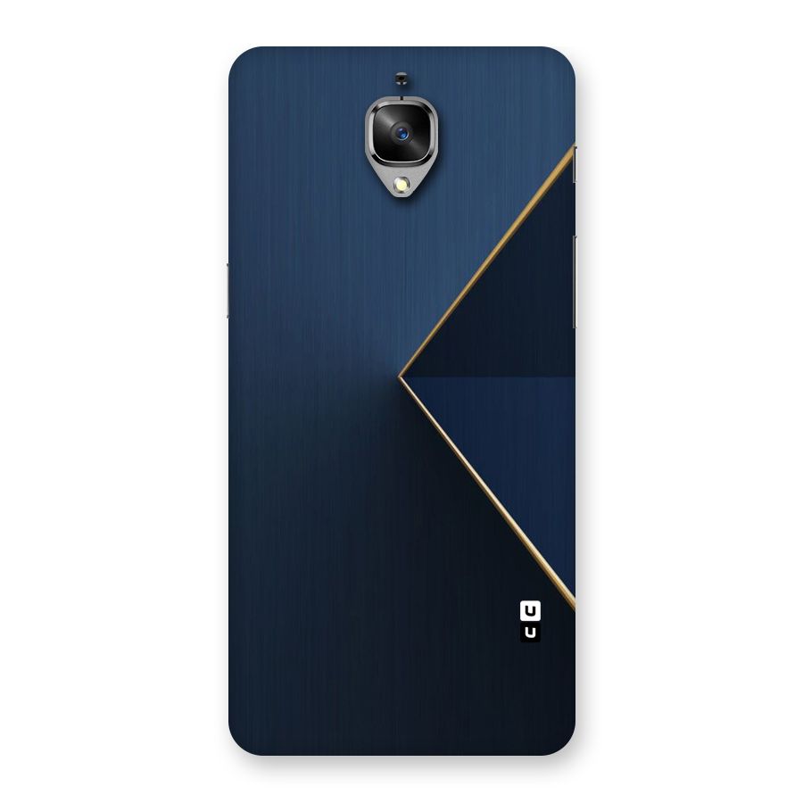 Golden Blue Triangle Back Case for OnePlus 3T