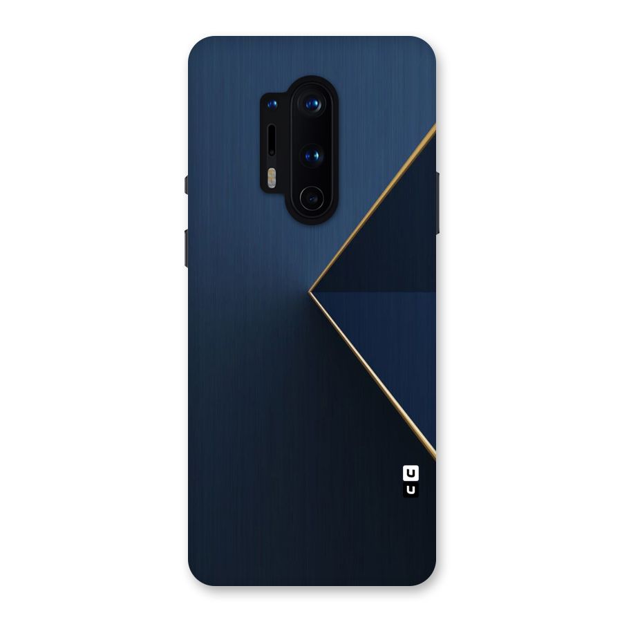 Golden Blue Triangle Back Case for OnePlus 8 Pro