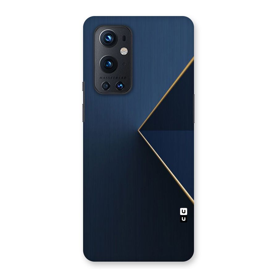 Golden Blue Triangle Back Case for OnePlus 9 Pro