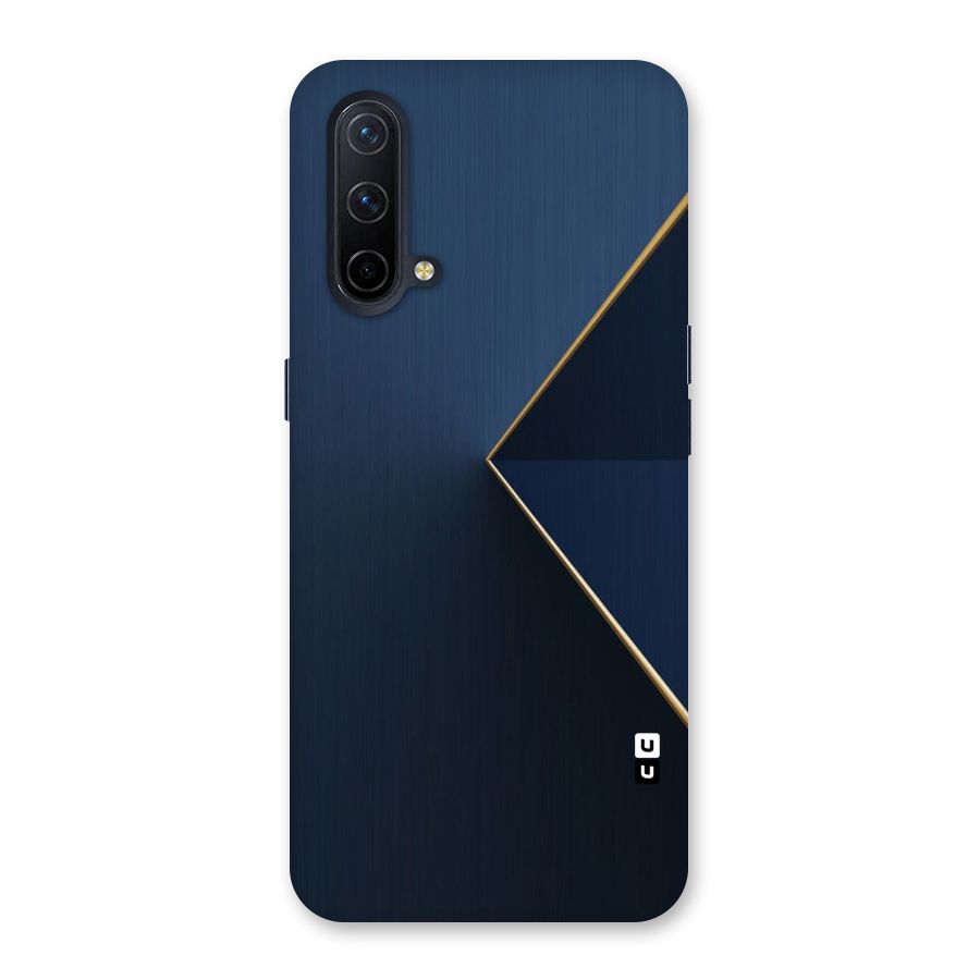 Golden Blue Triangle Back Case for OnePlus Nord CE 5G