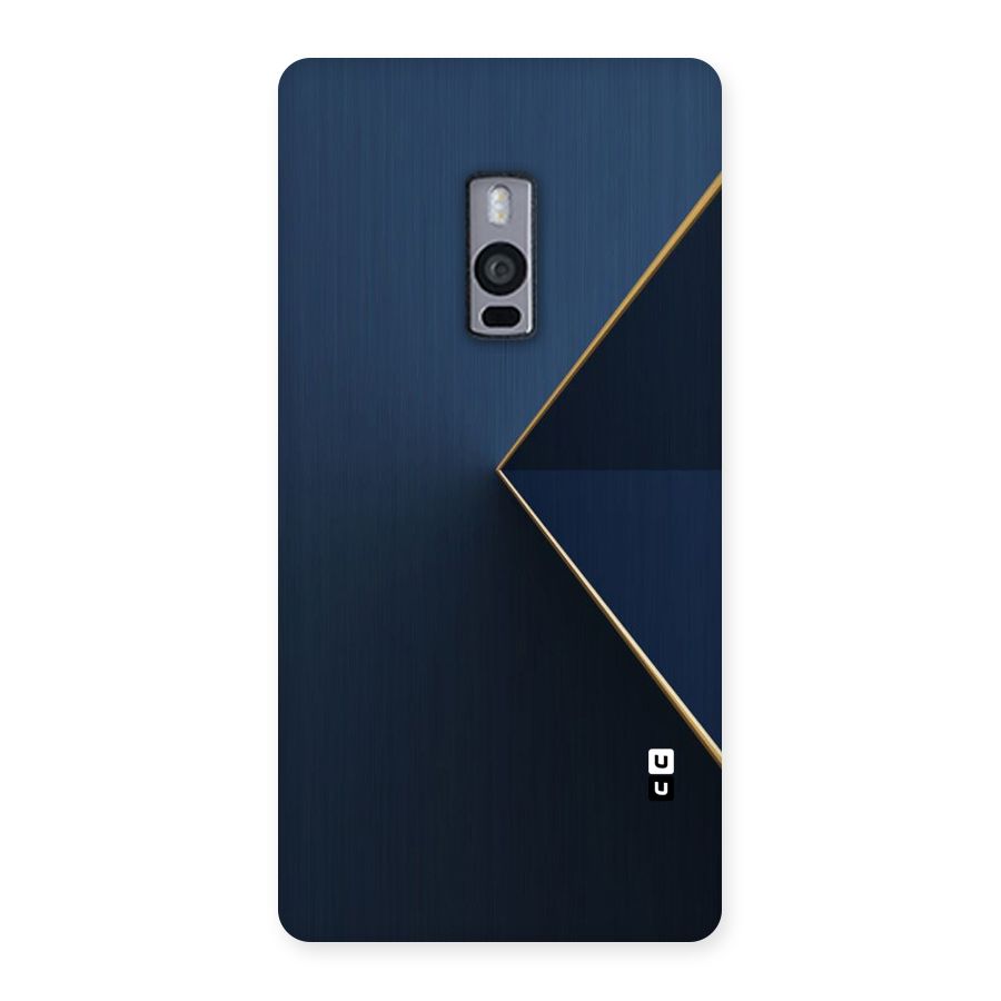Golden Blue Triangle Back Case for OnePlus Two