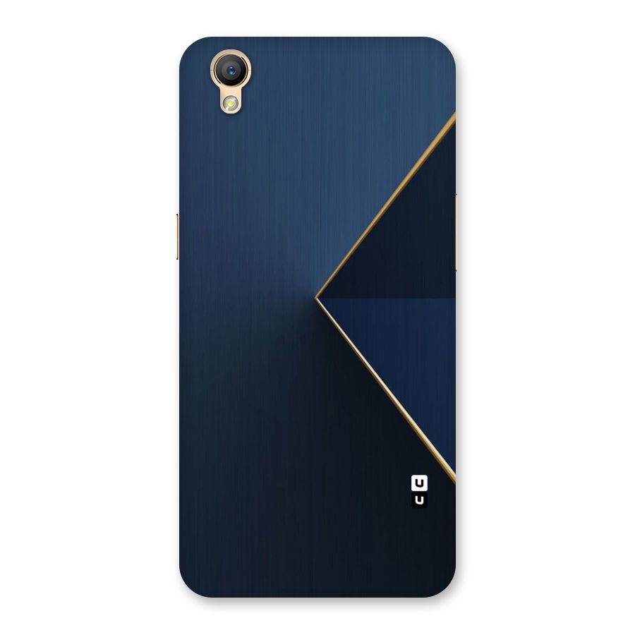 Golden Blue Triangle Back Case for Oppo A37
