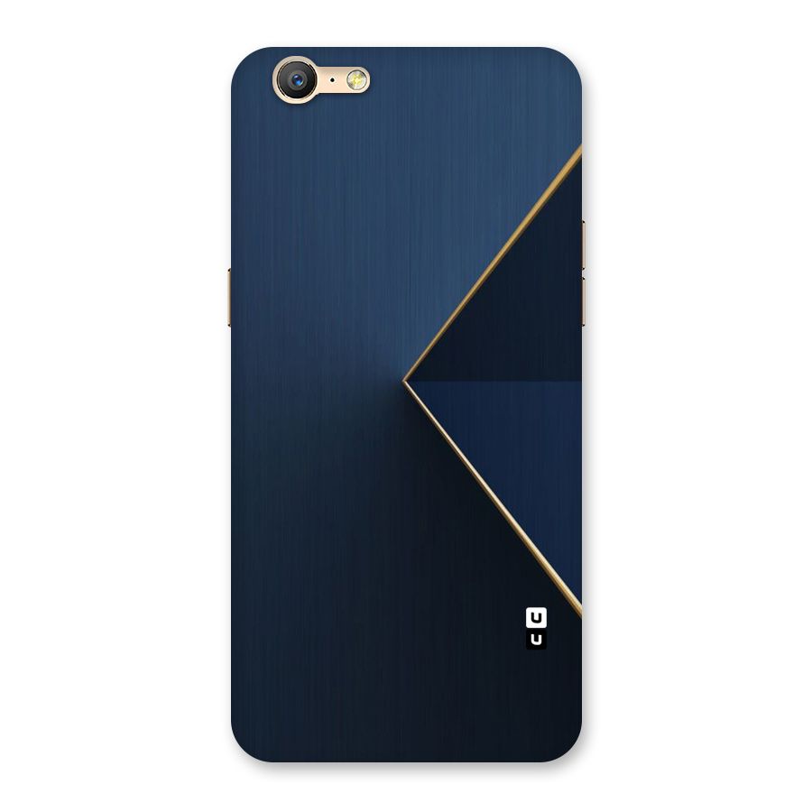Golden Blue Triangle Back Case for Oppo A39