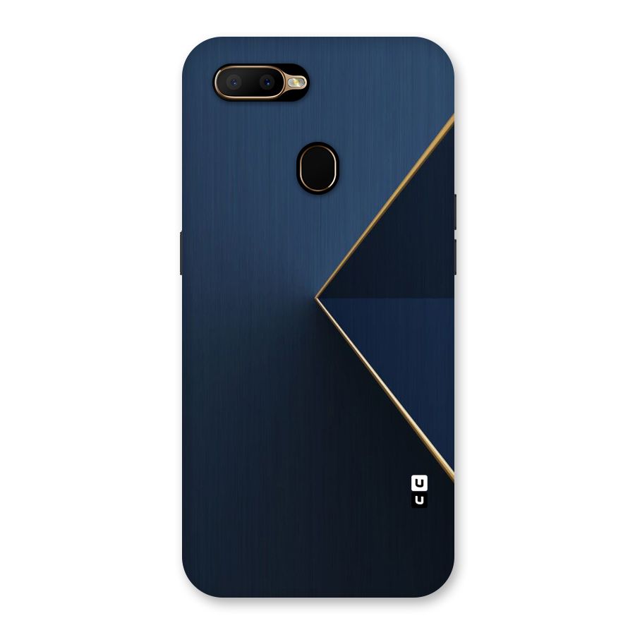 Golden Blue Triangle Back Case for Oppo A5s