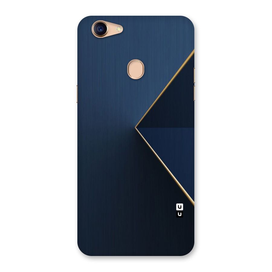 Golden Blue Triangle Back Case for Oppo F5