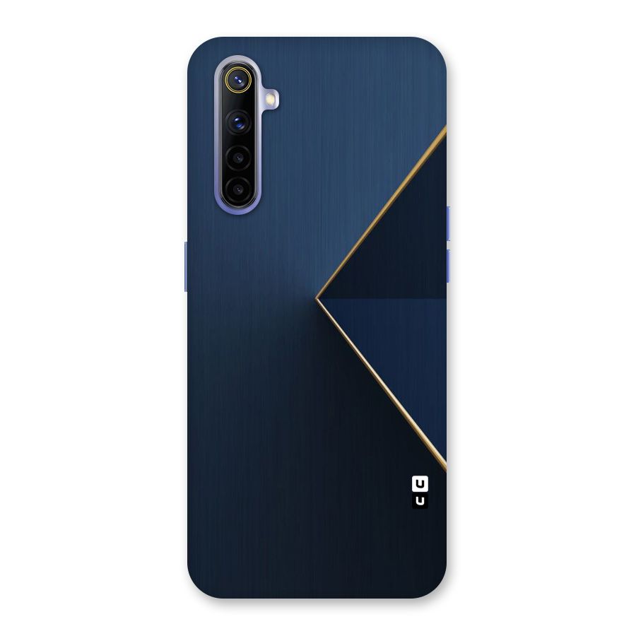 Golden Blue Triangle Back Case for Realme 6i