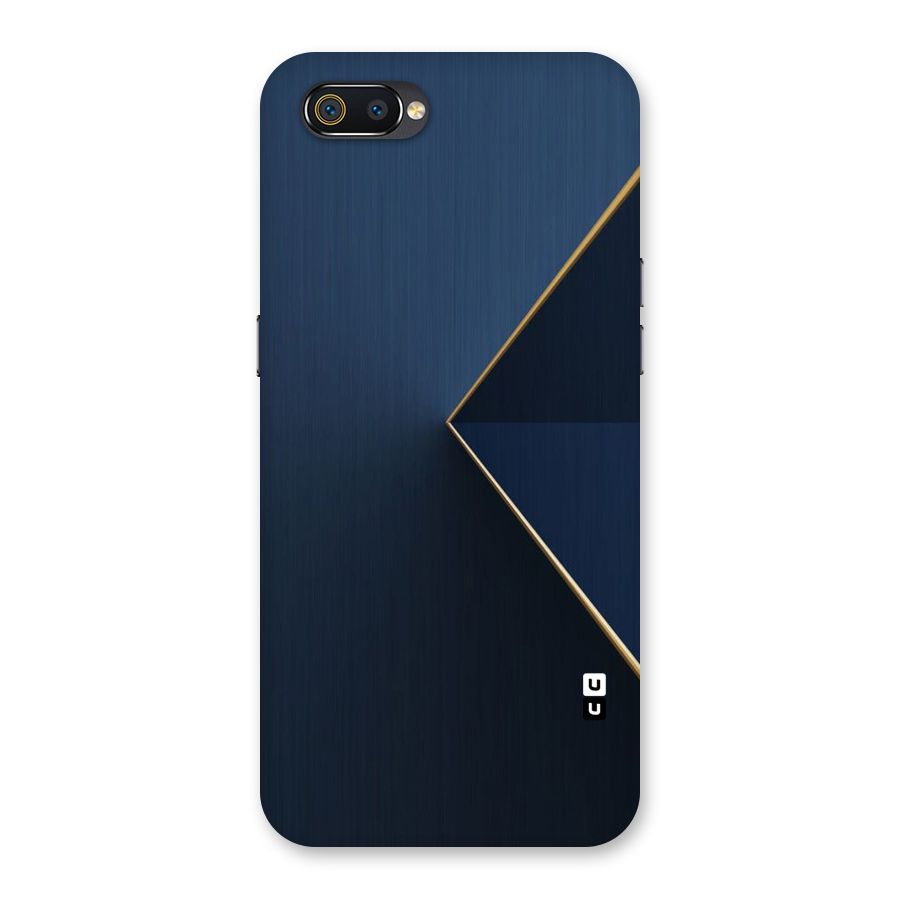 Golden Blue Triangle Back Case for Realme C2