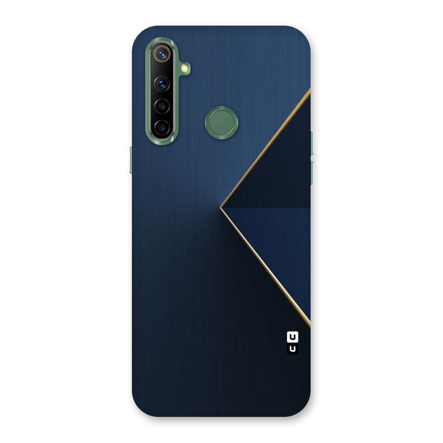 Golden Blue Triangle Back Case for Realme Narzo 10