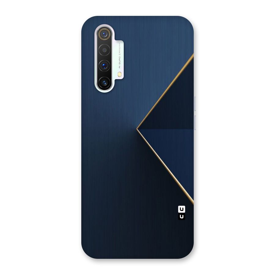 Golden Blue Triangle Back Case for Realme X3