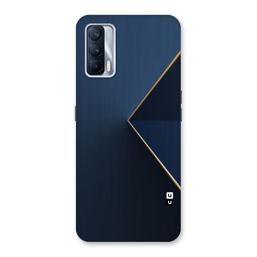 Golden Blue Triangle Back Case for Realme X7