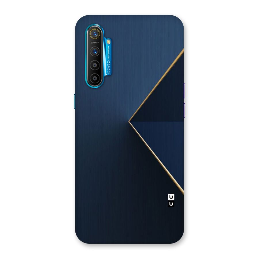 Golden Blue Triangle Back Case for Realme XT