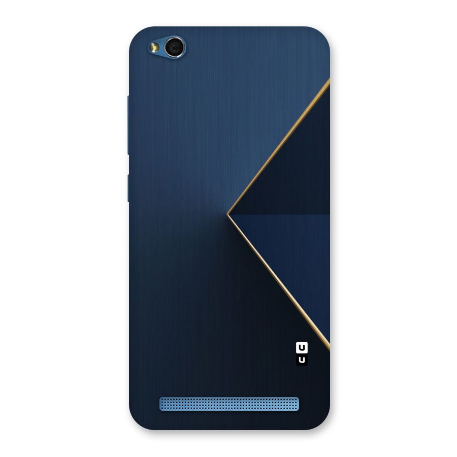Golden Blue Triangle Back Case for Redmi 5A