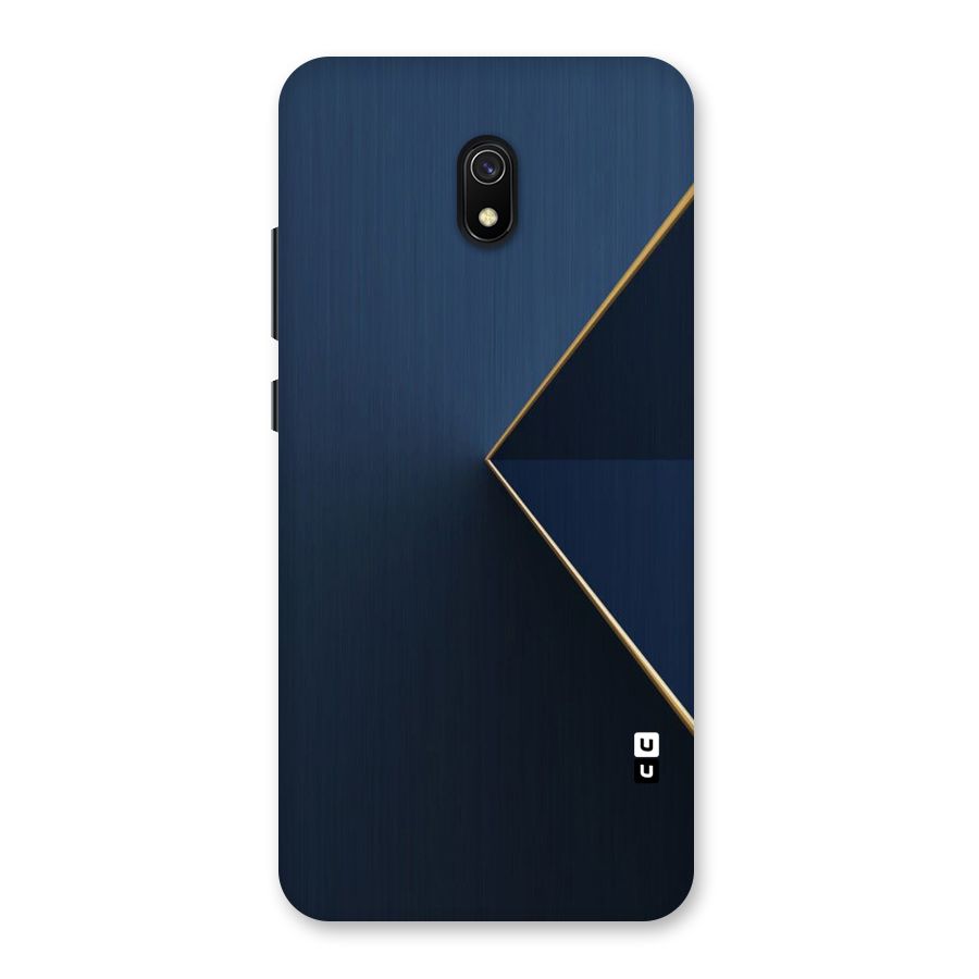 Golden Blue Triangle Back Case for Redmi 8A
