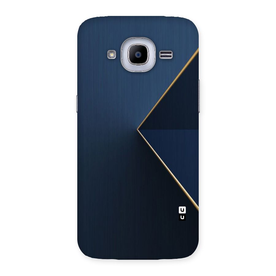 Golden Blue Triangle Back Case for Samsung Galaxy J2 Pro