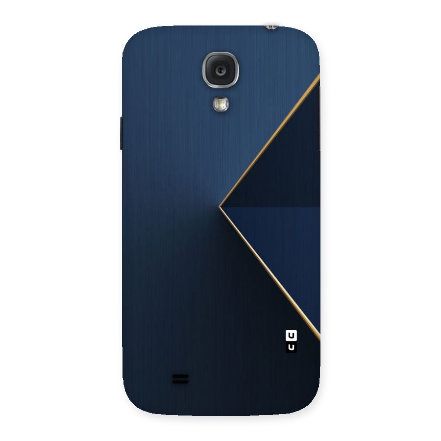 Golden Blue Triangle Back Case for Samsung Galaxy S4