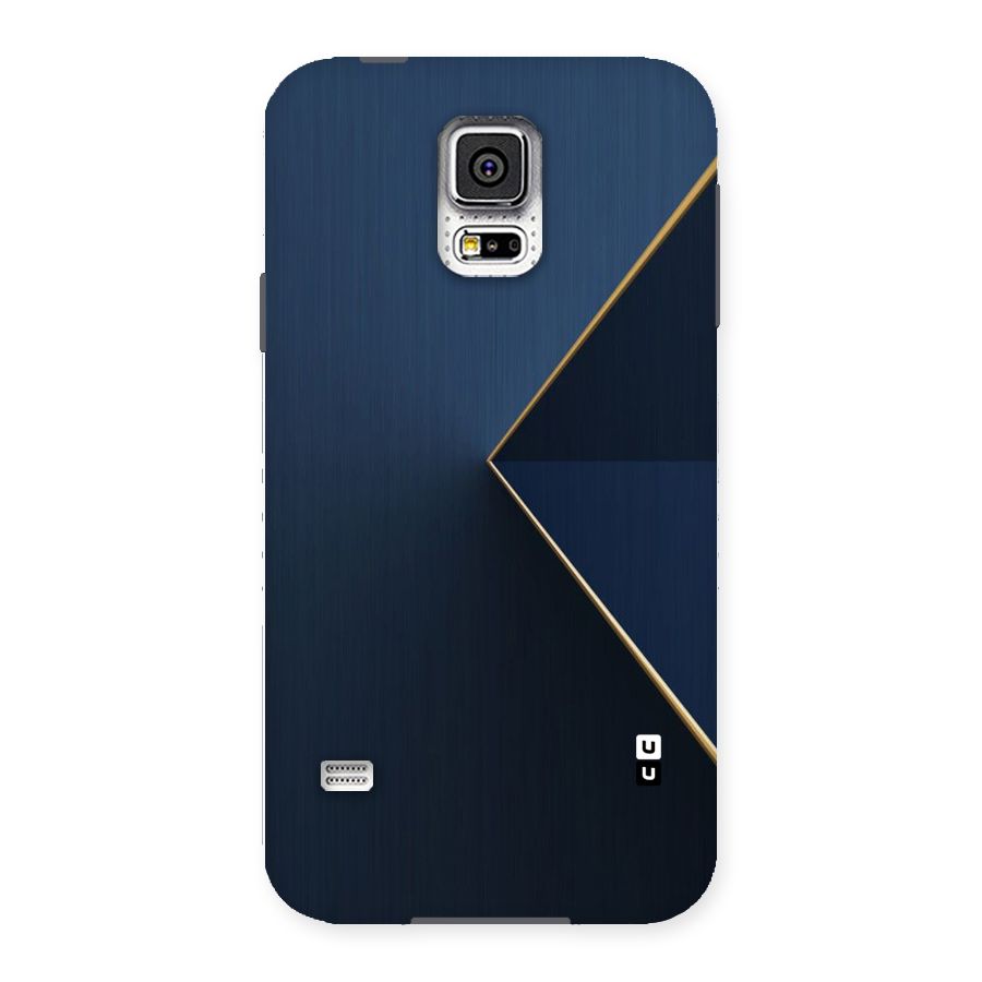 Golden Blue Triangle Back Case for Samsung Galaxy S5