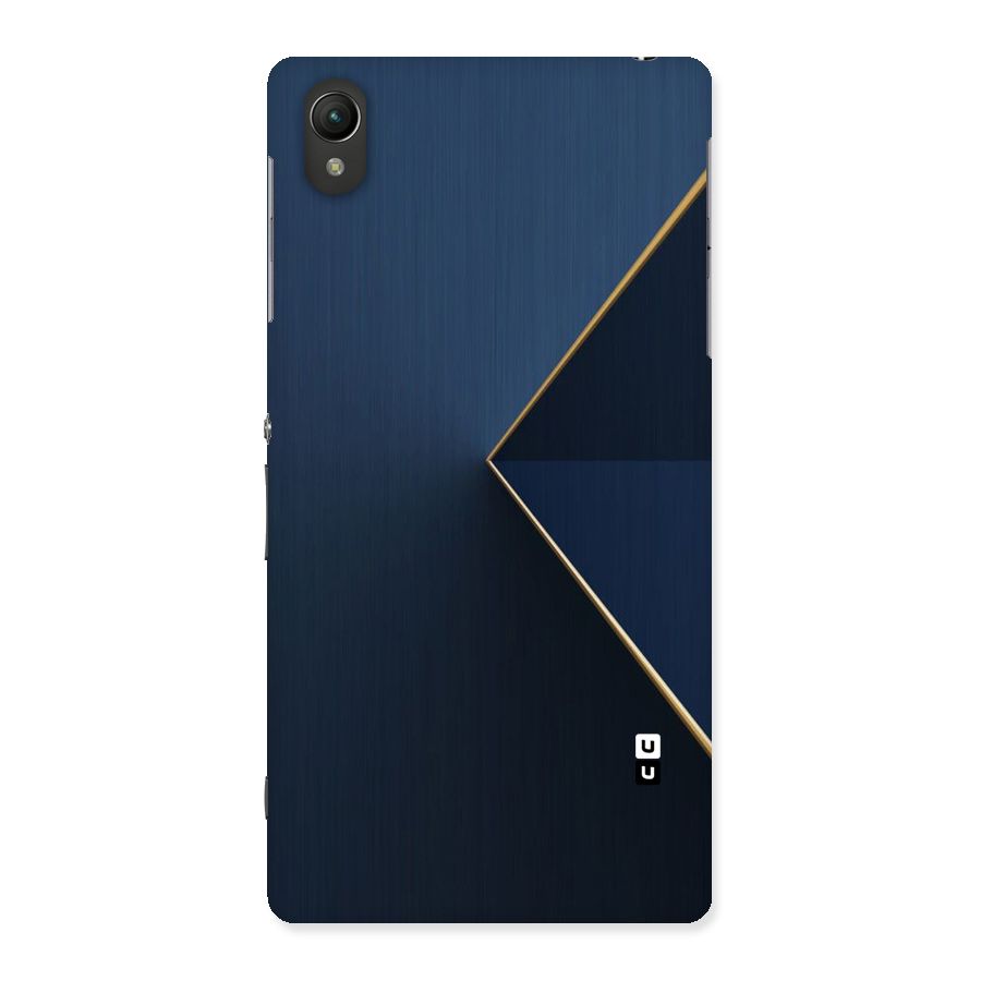 Golden Blue Triangle Back Case for Sony Xperia Z2