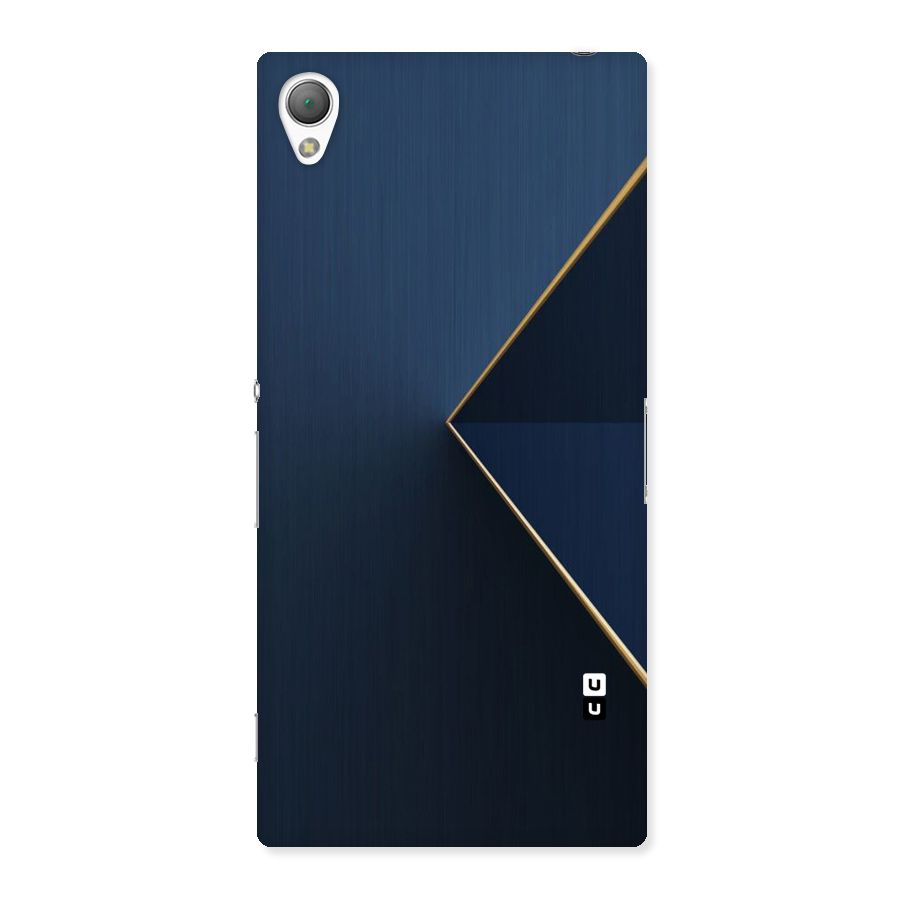 Golden Blue Triangle Back Case for Sony Xperia Z3