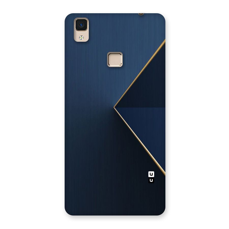 Golden Blue Triangle Back Case for V3 Max