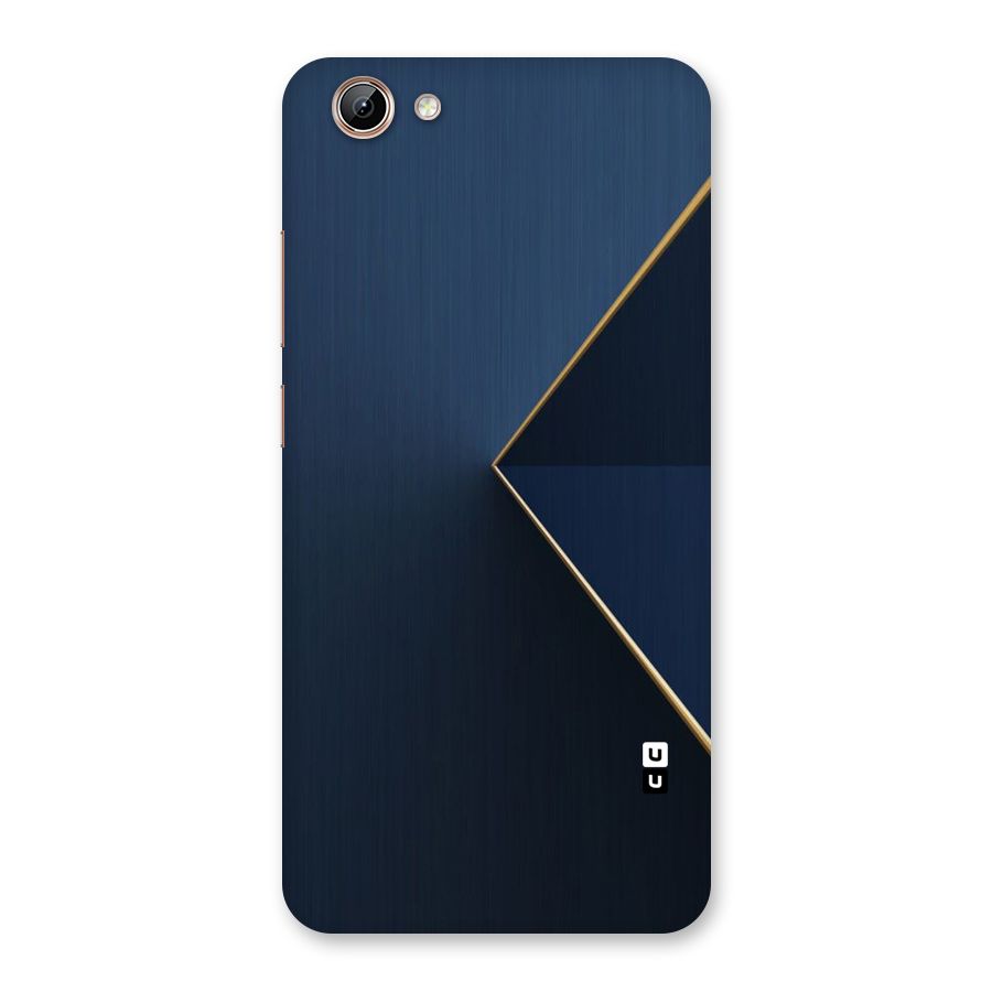 Golden Blue Triangle Back Case for Vivo Y71i