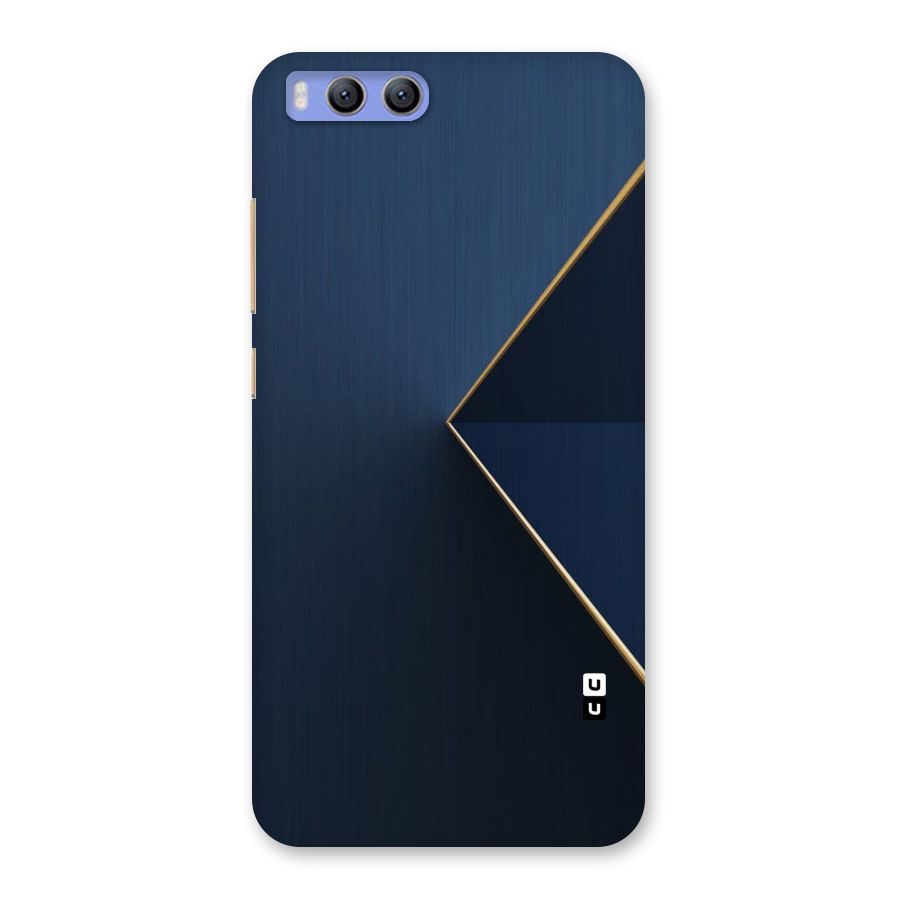 Golden Blue Triangle Back Case for Xiaomi Mi 6