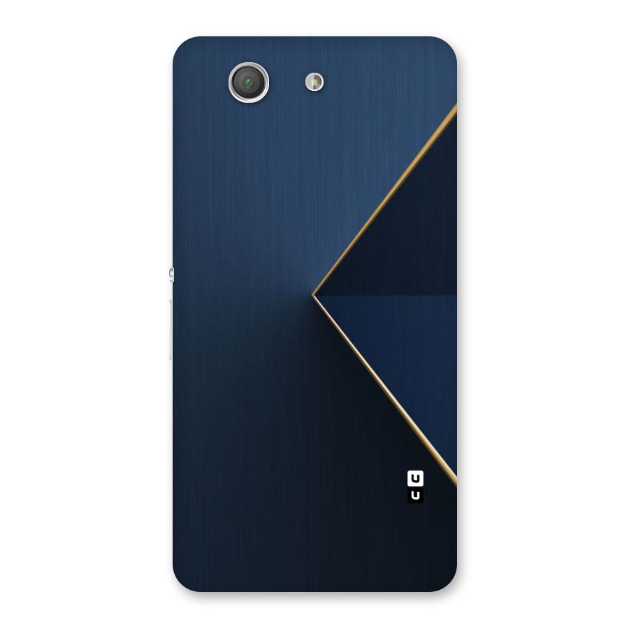 Golden Blue Triangle Back Case for Xperia Z3 Compact
