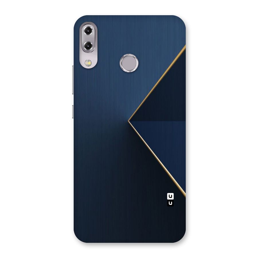 Golden Blue Triangle Back Case for Zenfone 5Z
