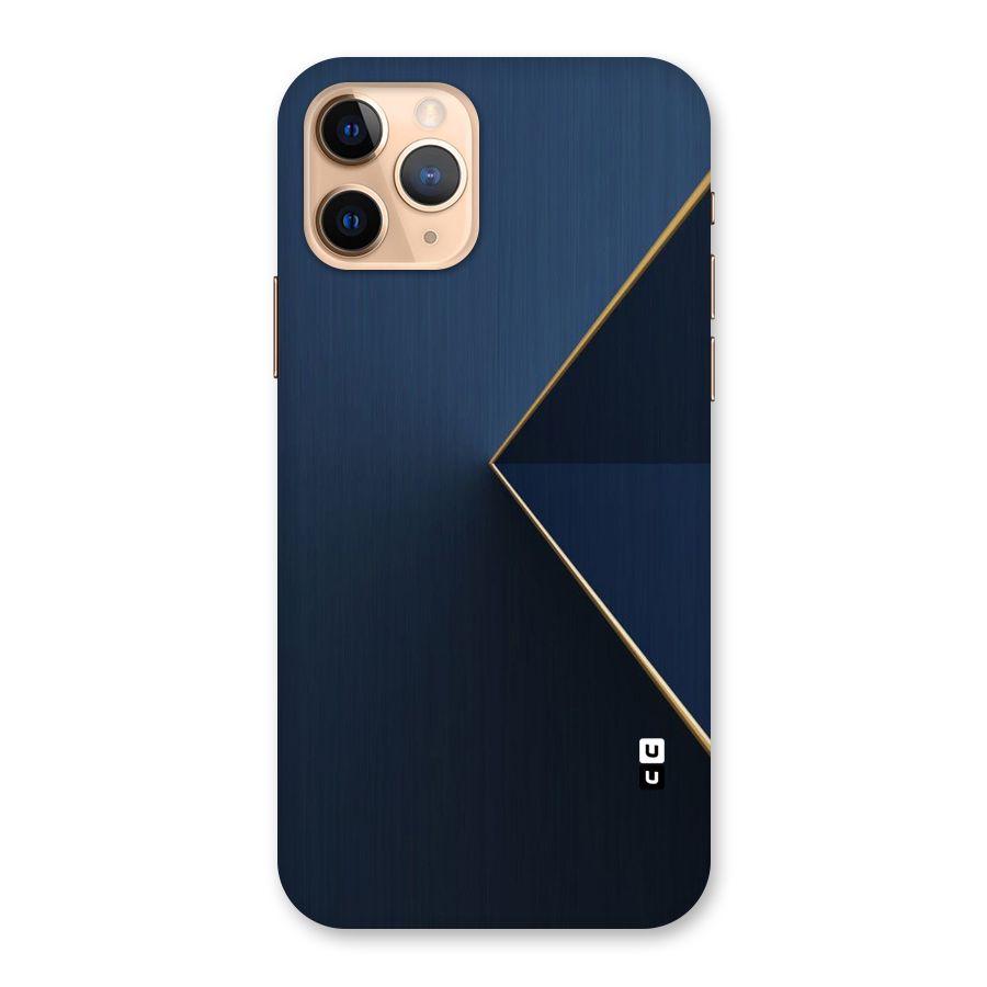 Golden Blue Triangle Back Case for iPhone 11 Pro