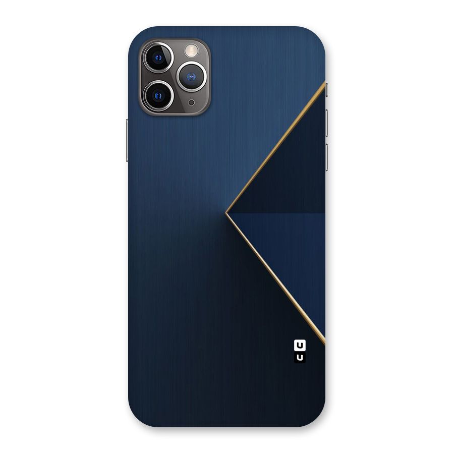 Golden Blue Triangle Back Case for iPhone 11 Pro Max