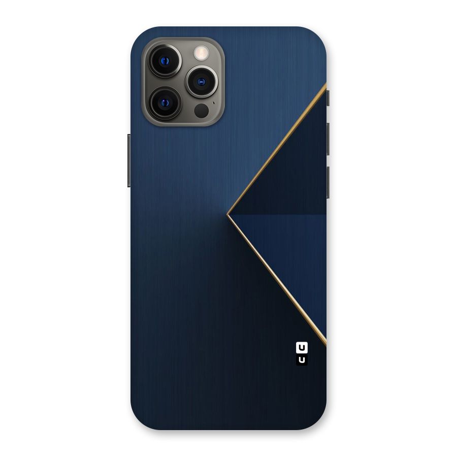 Golden Blue Triangle Back Case for iPhone 12 Pro Max