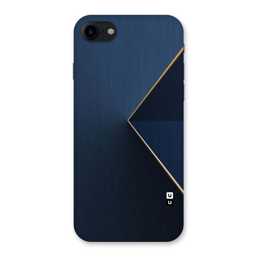Golden Blue Triangle Back Case for iPhone SE 2020