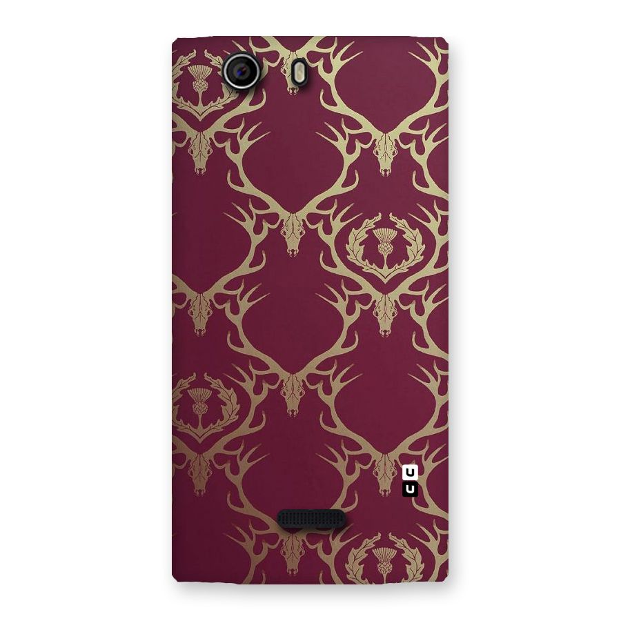 Golden Bull Design Back Case for Canvas Nitro 2 E311