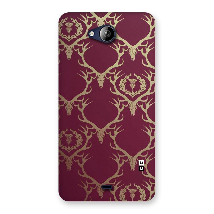 Golden Bull Design Back Case for Canvas Play Q355
