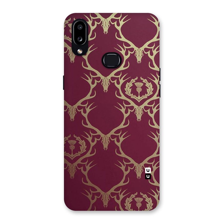 Golden Bull Design Back Case for Galaxy A10s