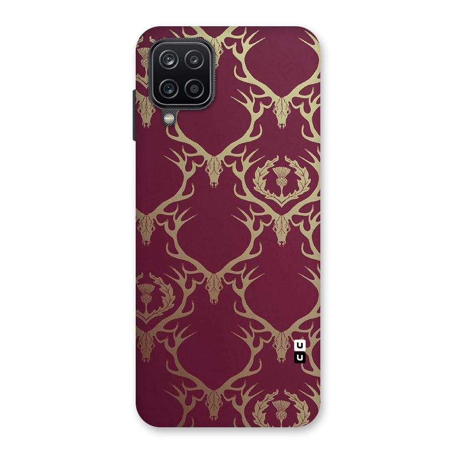 Golden Bull Design Back Case for Galaxy A12