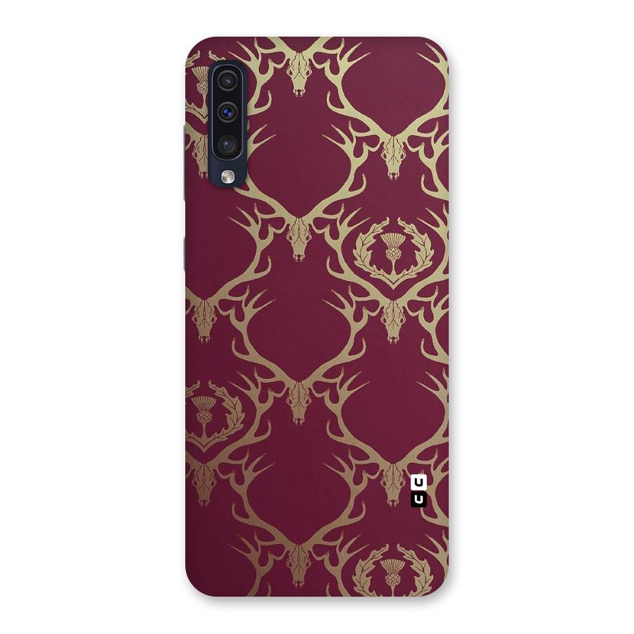 Golden Bull Design Back Case for Galaxy A50