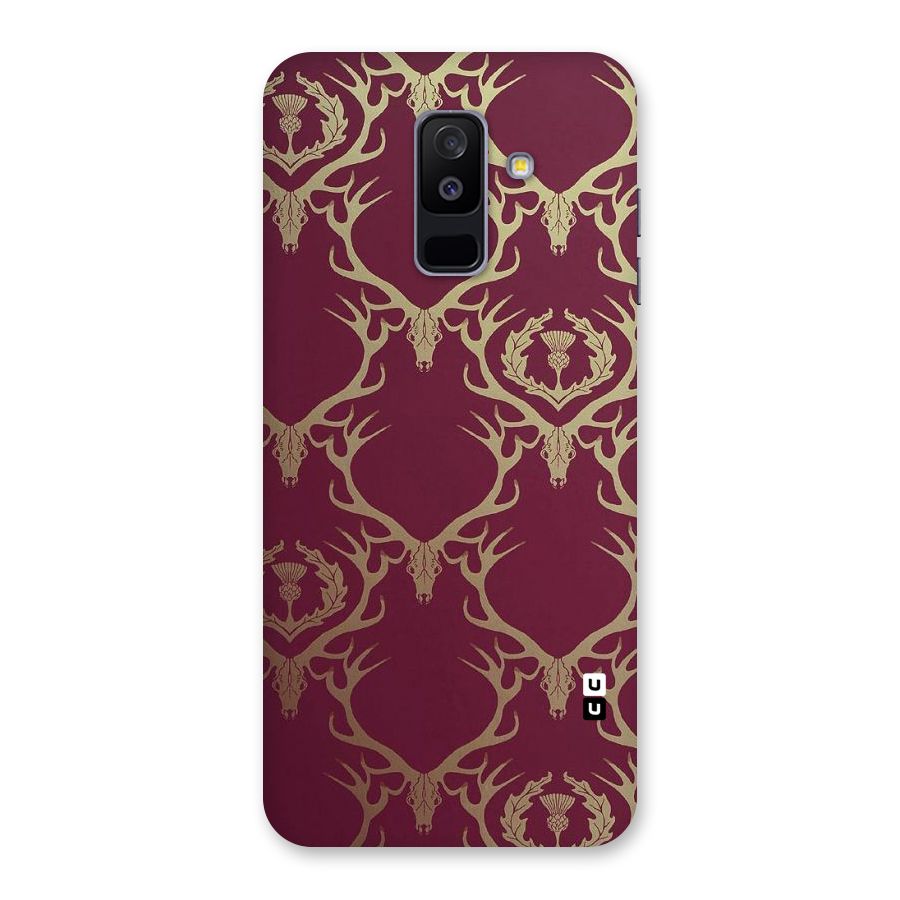 Golden Bull Design Back Case for Galaxy A6 Plus