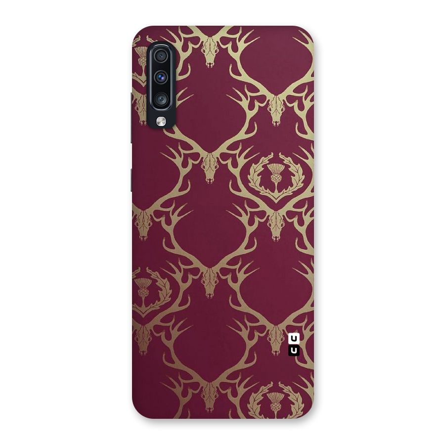 Golden Bull Design Back Case for Galaxy A70