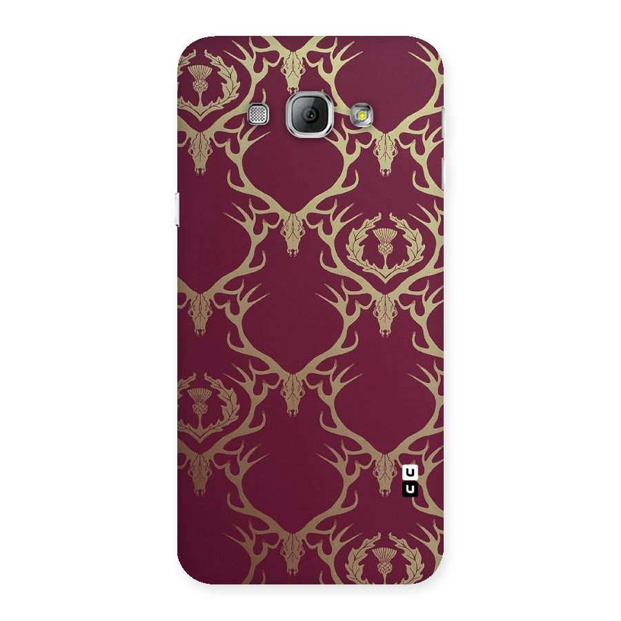 Golden Bull Design Back Case for Galaxy A8