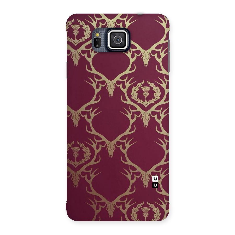 Golden Bull Design Back Case for Galaxy Alpha