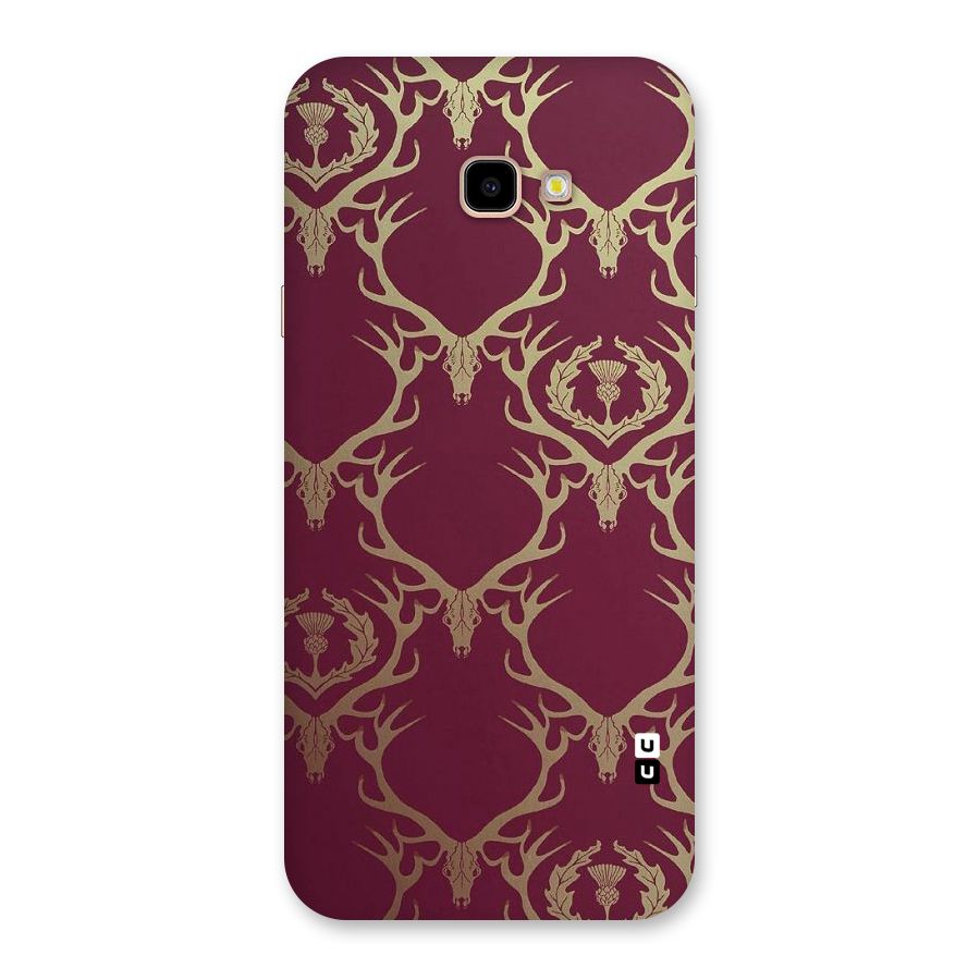 Golden Bull Design Back Case for Galaxy J4 Plus